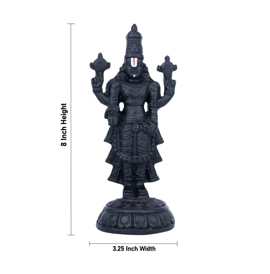 Lord Balaji Stone Idol – Tirumala Venkateswara Swamy Statue