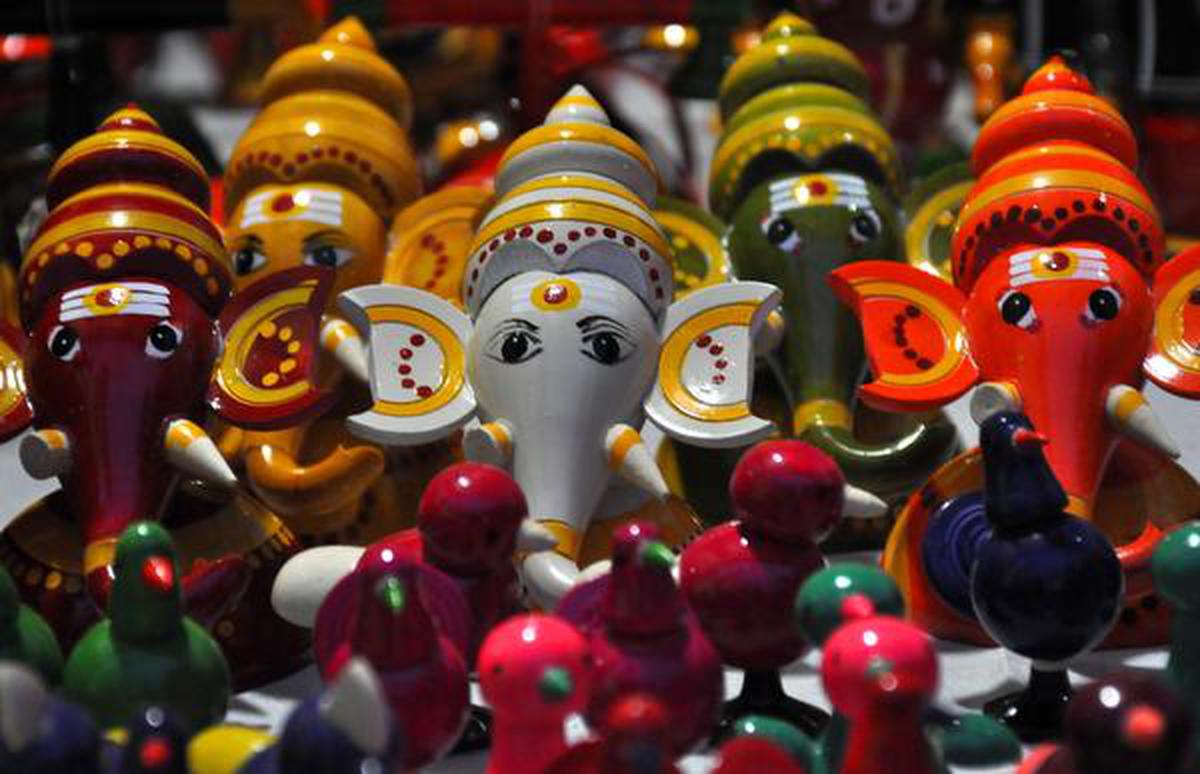 Etikoppaka Ganesh Ji Face