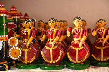 Etikoppaka Bharatanatyam Dancing Doll