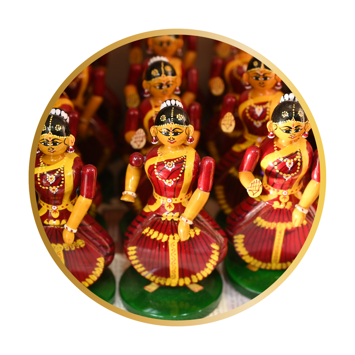 Etikoppaka Bharatanatyam Dancing Doll