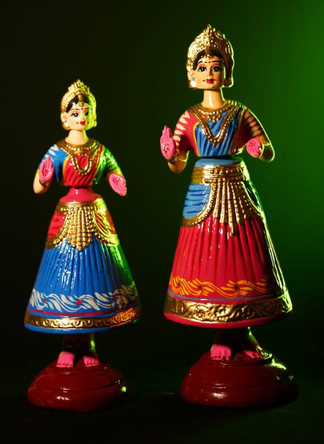Kondapalli Dancing Dolls Pair